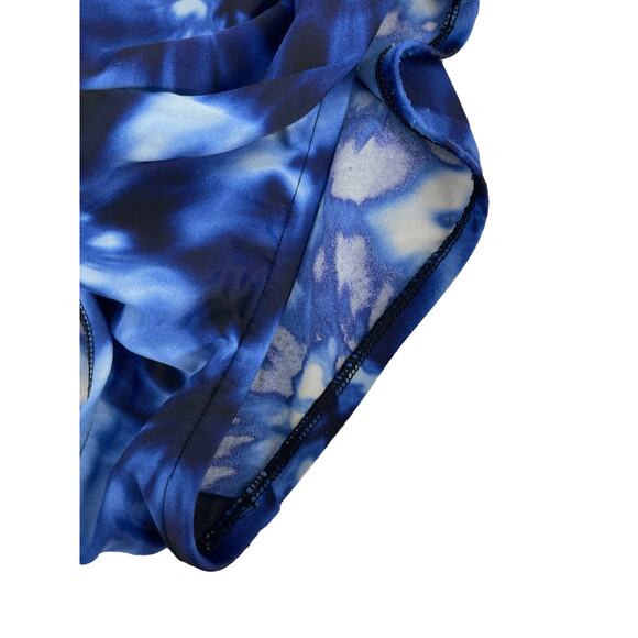 Aqua Green Blue Tie Dye One-Piece Swim Bathing Suit Women's - Picture 5 of 9